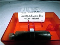 carbide sizing die 45 Colt-45 Casull