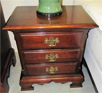 Pair Lexington House Nightstands with 3 drawers