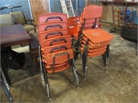 Orange chairs