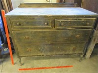 antique dresser from the barn