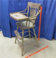 antique child's high chair