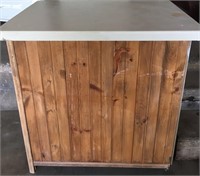 PINE COUNTER TOP - WITH STORAGE