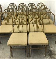 18 QUALITY STEEL CHAIRS (D)
