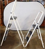Two Skinny-Mini Folding Step Ladders