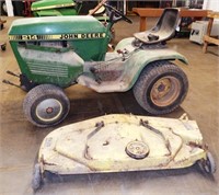 John Deere 214 Riding Lawn Tractor - Parts - As-is