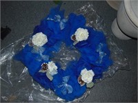 Blue Decorative Wreath