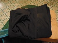 Black Solid Fabric
