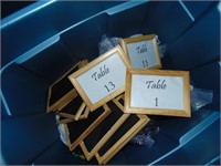 Table Numbers and Holders   ETC