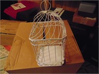 Small White Bird Cage