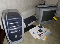 HP Pavllion computer 500,  printer keyboard