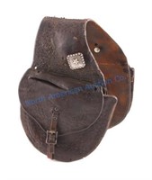 W.H. Scovel Leather Saddlebags Thermopolis WY