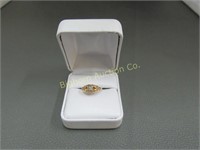 Vintage 14K Gold Diamond Ring Size 6