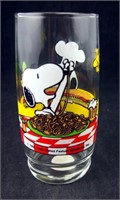 Vintage 1968 Snoopy Pizzeria Collector Glass