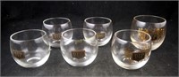 6 Matched Set Of 6 Oz V I P Brandy Snifter Glasses