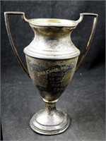 Antique 1928 Metal Boxing Trophy Jerry Eggler