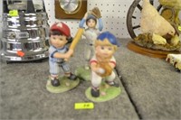 Baseball Kids Figurines