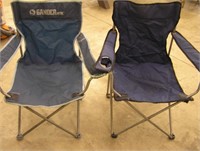 Pair Of Folding Camping Chairs