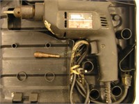 3/8" Master Mechanics Power Drill W/Case