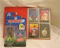 Base Card Collection & Reggie White Figurine
