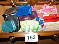 Drawer of cosmetic bags - small clutch purses