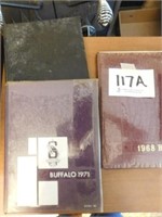 1968, 1969 and 1971 Buffalo yearbooks,