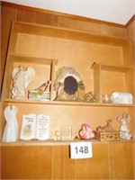 Contents of curio shelf