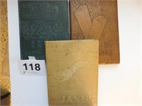 1947, 1948 and 1950 Janus yearbooks from