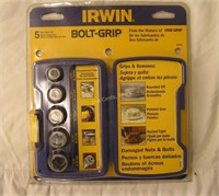 New Irwin 5 Pc. Bolt-Grip Base Set