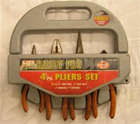 Handy Pro 4 Pc. Pliers Set