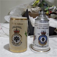 Two Presentation German Beer Steins