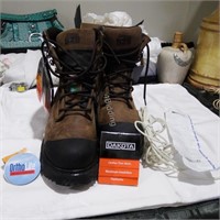 New - Men's 10.5 Green Patch Dakota 529 Work Boots