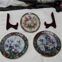 Three Lena Liu  - Bradex Collector Plates