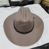 Light Brown Man's Cowboy Hat 100% Wool