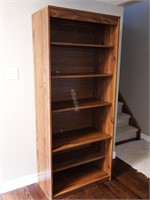 Wooden Bookcase with Five Shelves