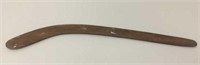 An Aboriginal throwing boomerang