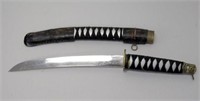 Japanese vintage Tanto in scabbard 43cms