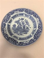 18thC Chinese blue and white export plate