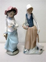 Two Nao porcelain figures