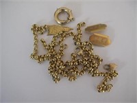 9ct gold scrap weighs total 16.65g