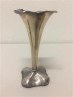 A vintage Sterling silver vase