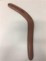 An Aboriginal painted boomerang