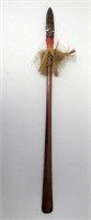Maori carved short spear 71cms