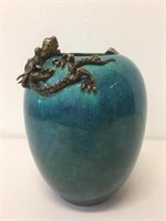 A Chinese turquoise glazed vase