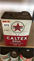 CALTEX RPM 1 GALLON TIN