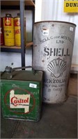 SHELL + CASTROL DRUMS