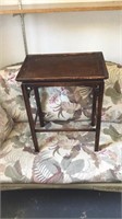 Wood End Table w/Stenciling