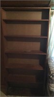 Wooden 7ft bookcase