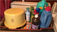 Tupperware cake carrier, cleaning and laundry