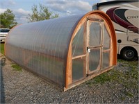 8' X 12'  AMISH MADE GREEN HOUSE ON SKIDS