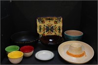 Festive Bowls and Platter